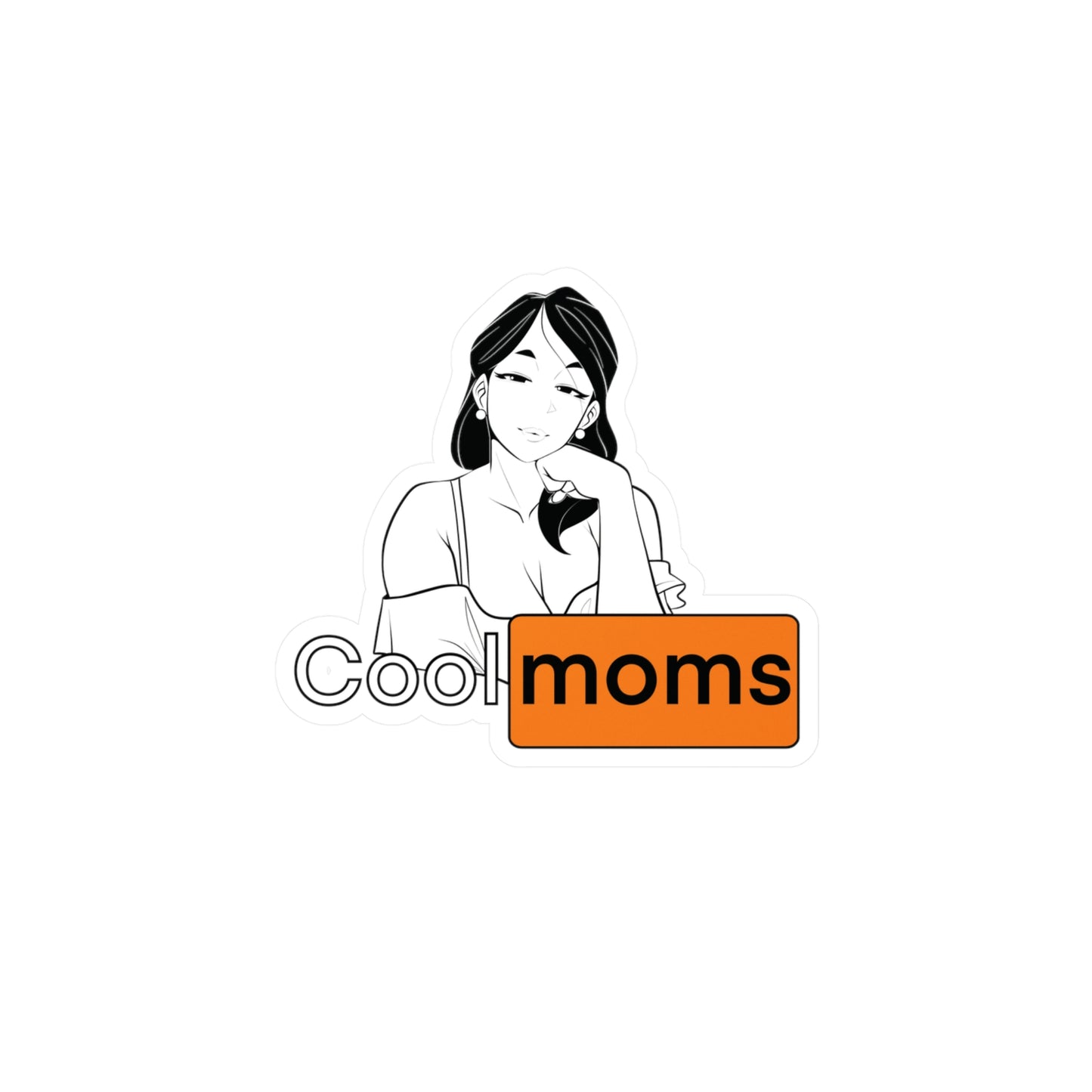 "Cool Moms" Sticker
