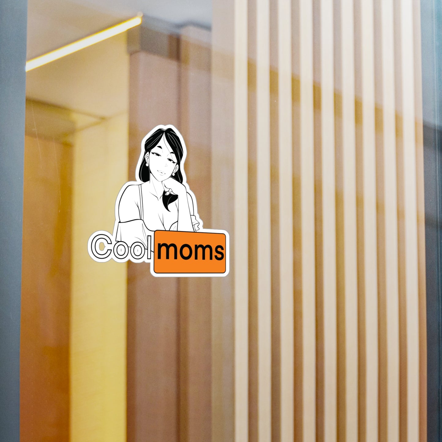 "Cool Moms" Sticker